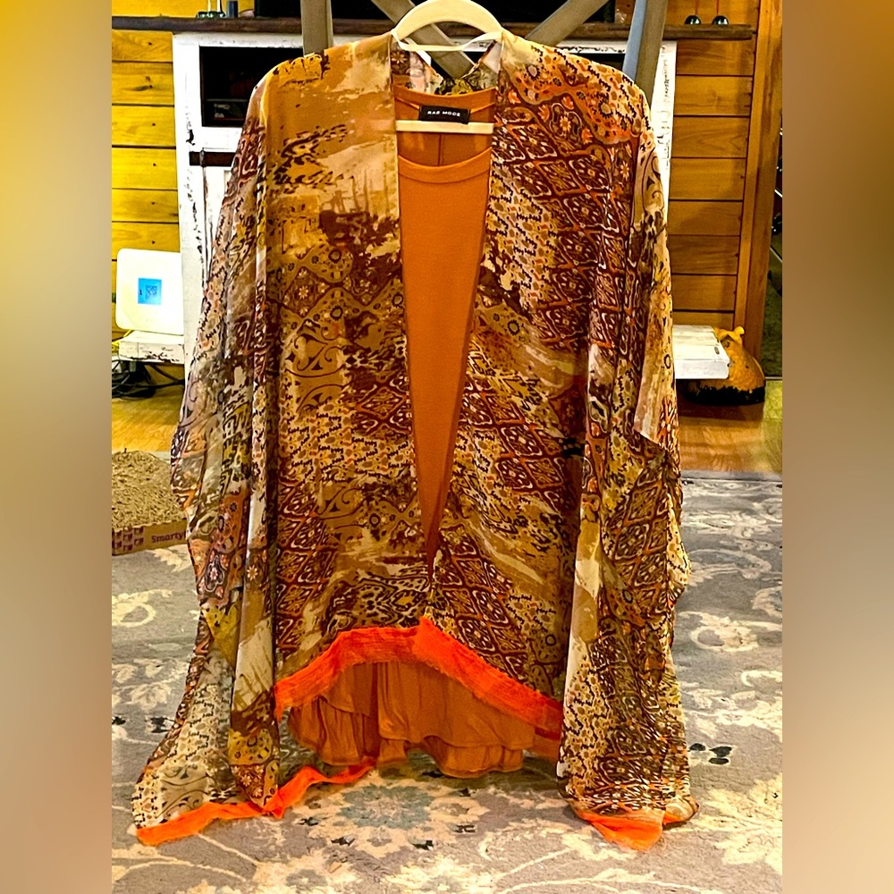 Kimono with matching shirt